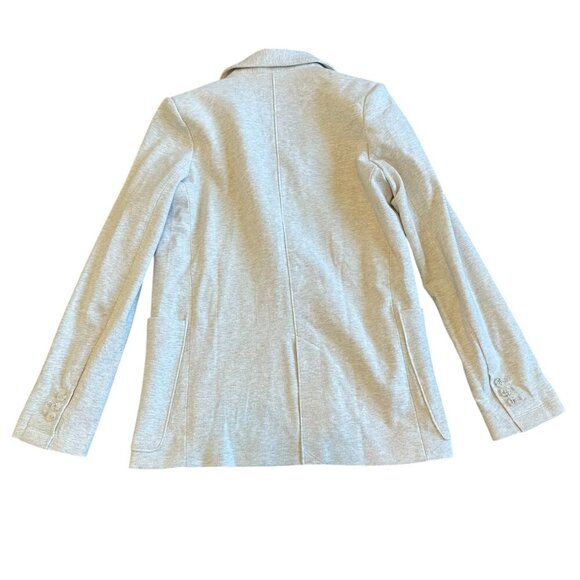 Richer Poorer Beige Button-Down Cotton Knit Blazer Jacket Casual Size Small NWOT - Picture 6 of 13